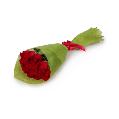 Букет из красных роз в фетре Белая Калитва Ростовская область