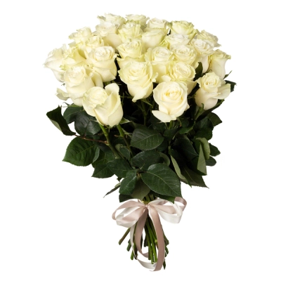 Букет цветов белые розы Белая Калитва Ростовская область